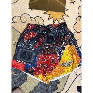 Get Better Today GBT Mens Bandana Patchwork Mesh Athletic Shorts Large